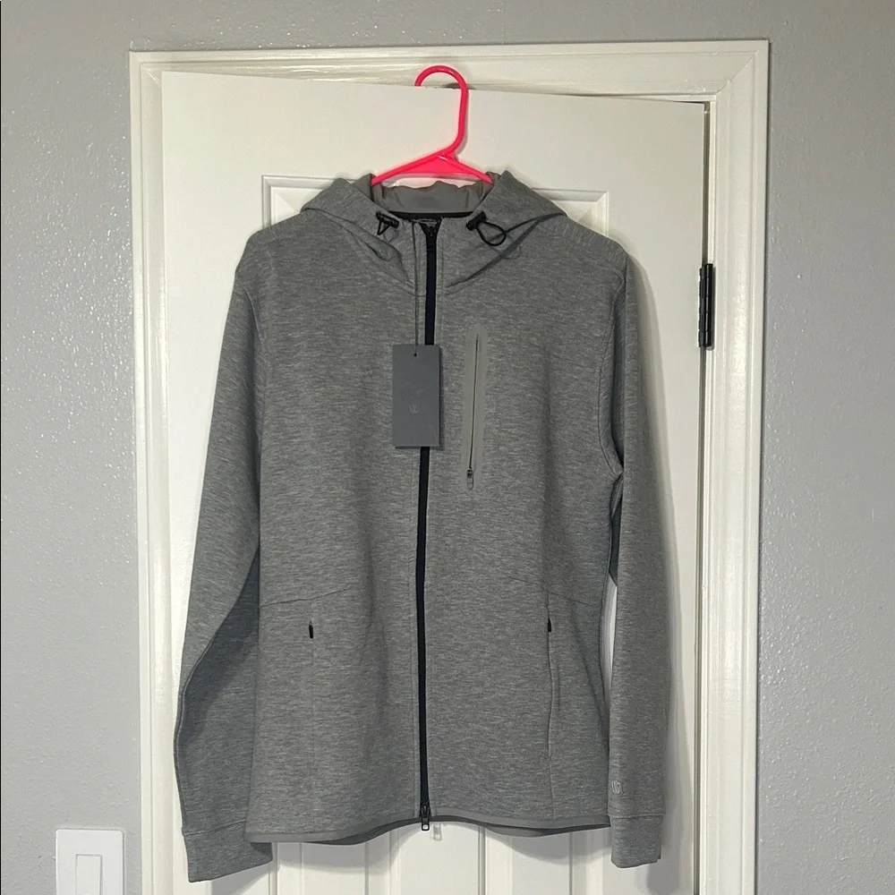 Men's Classic Gray Hooded Jacket